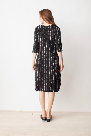 3/4 Sleeve Stripe Dress