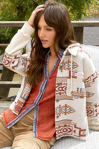 Aztec Hoodie Jacket