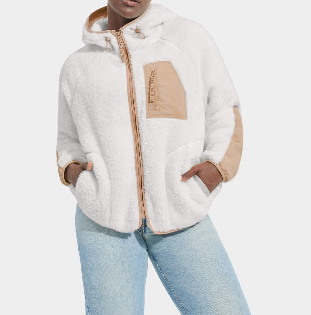 Ruthie UGGfluff Zip Hoodie | Nimbus / Driftwood