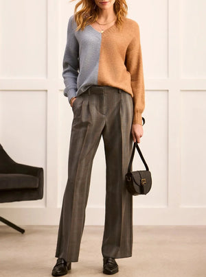 Pleated Wide Leg Trousers | Bluestone