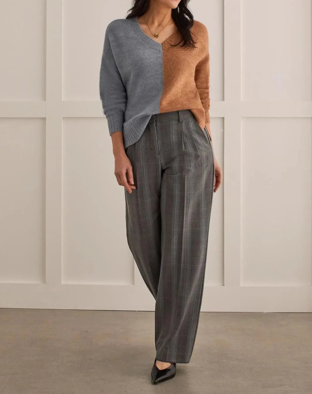 Pleated Wide Leg Trousers | Bluestone