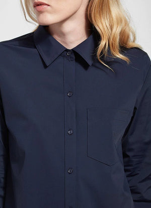 Schiffer Button Down | True Navy