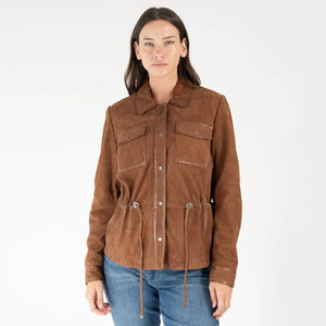 Amaly RF Leather Jacket
