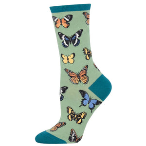 Cotton Majestic Butterflies Socks