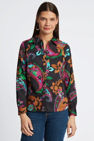 Hampton No Iron Painted Paisley Shirt