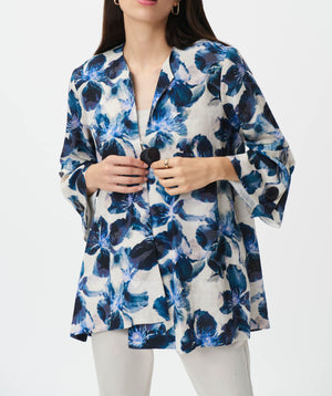 Floral Print Swing Jacket