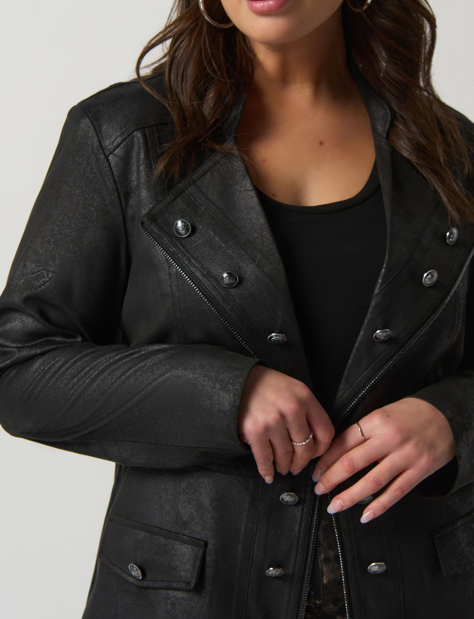 Suede Jacket | Black