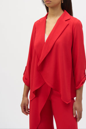 Flared Open Blazer