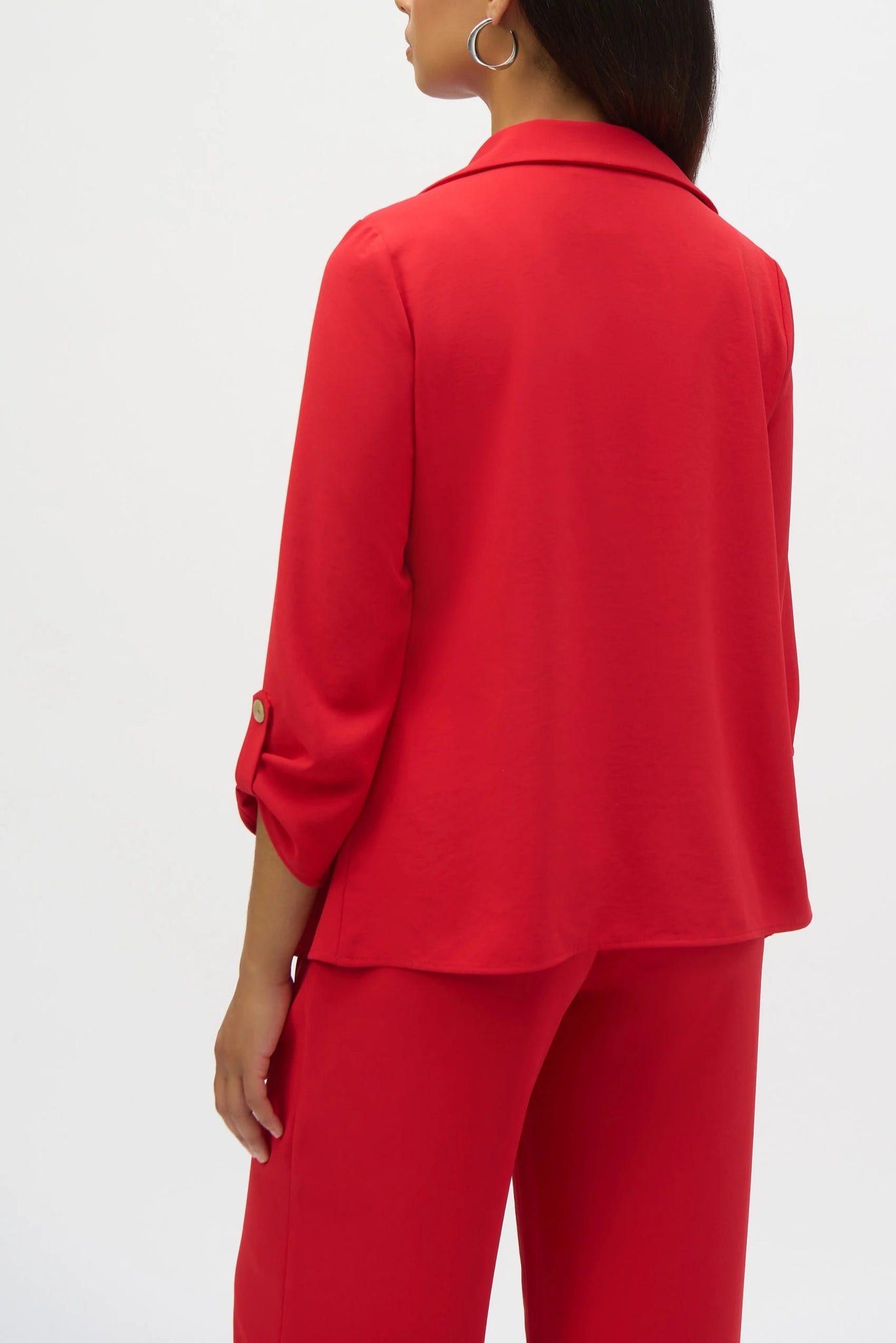 Flared Open Blazer