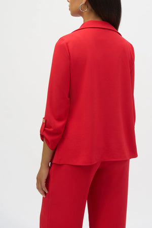 Flared Open Blazer