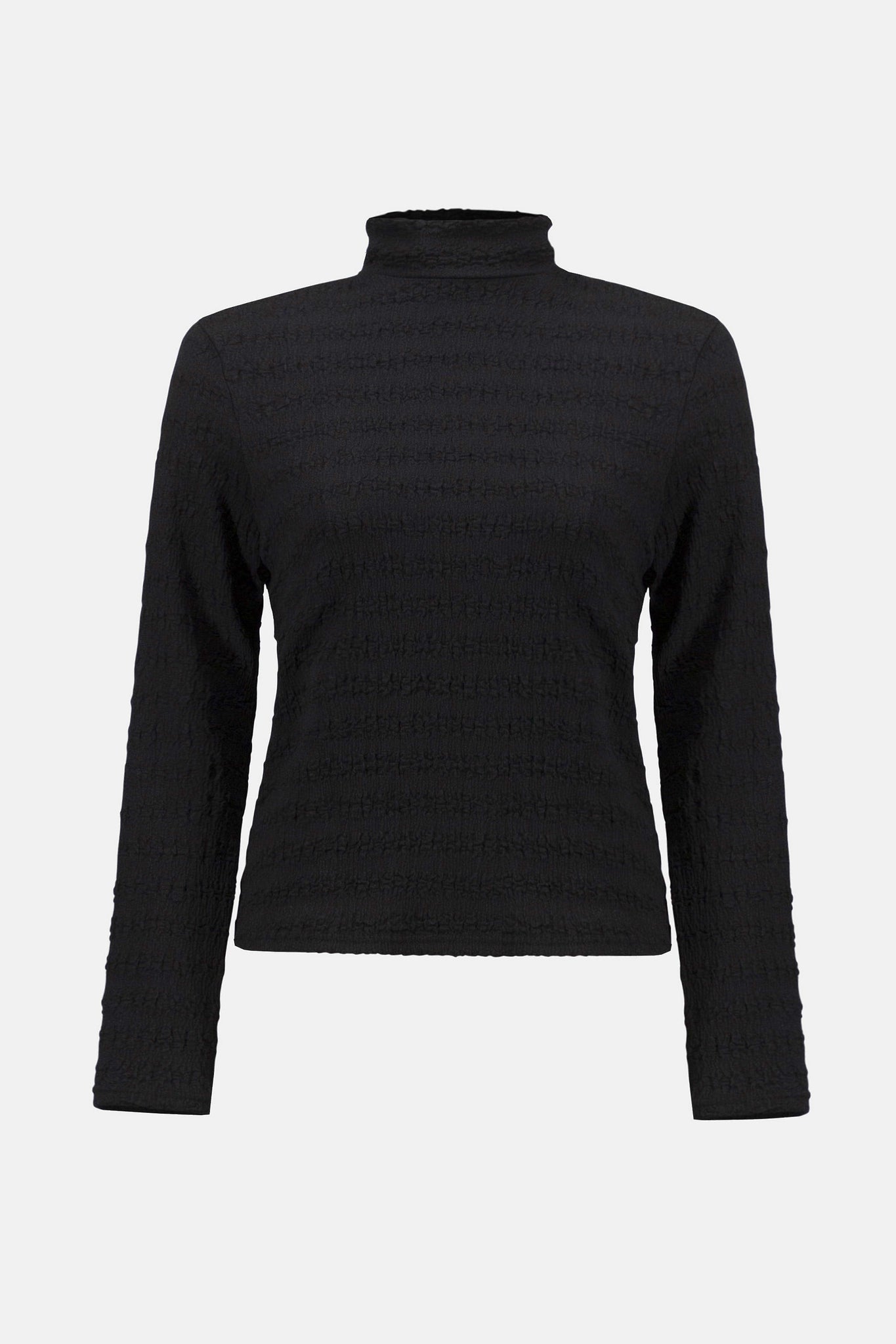 Textured Knit Fitted Top