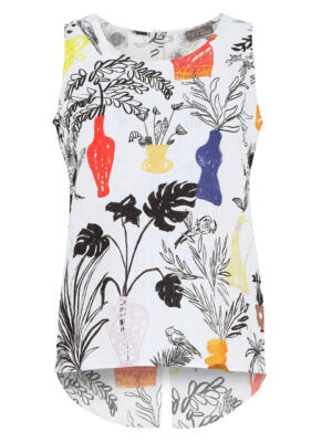 Planter Linen Tank