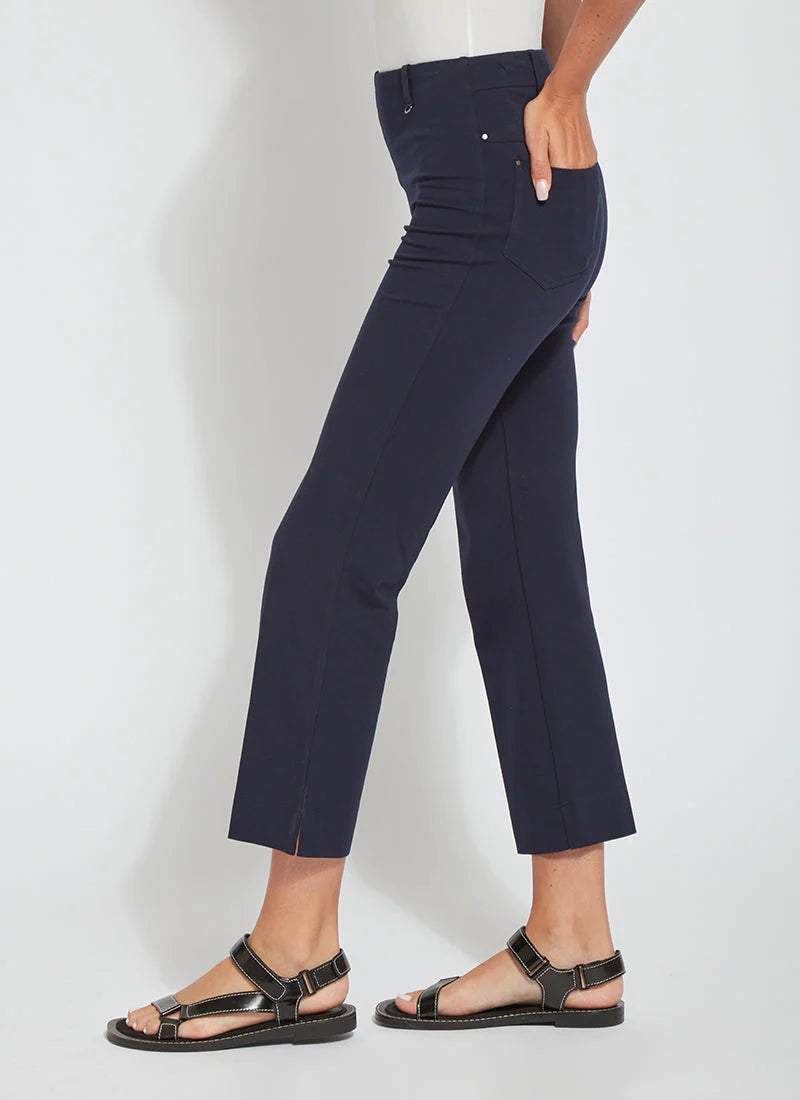 Baby Boot Cut Ankle Pant in True Navy