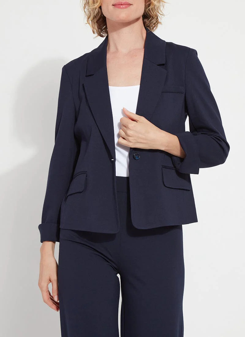 Raya Blazer | TRUE NAVY