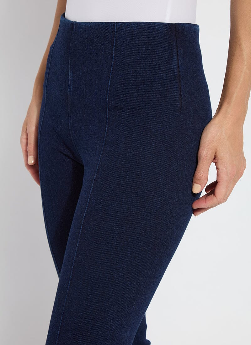 Lizzette Bow Detail Crop Flare Denim