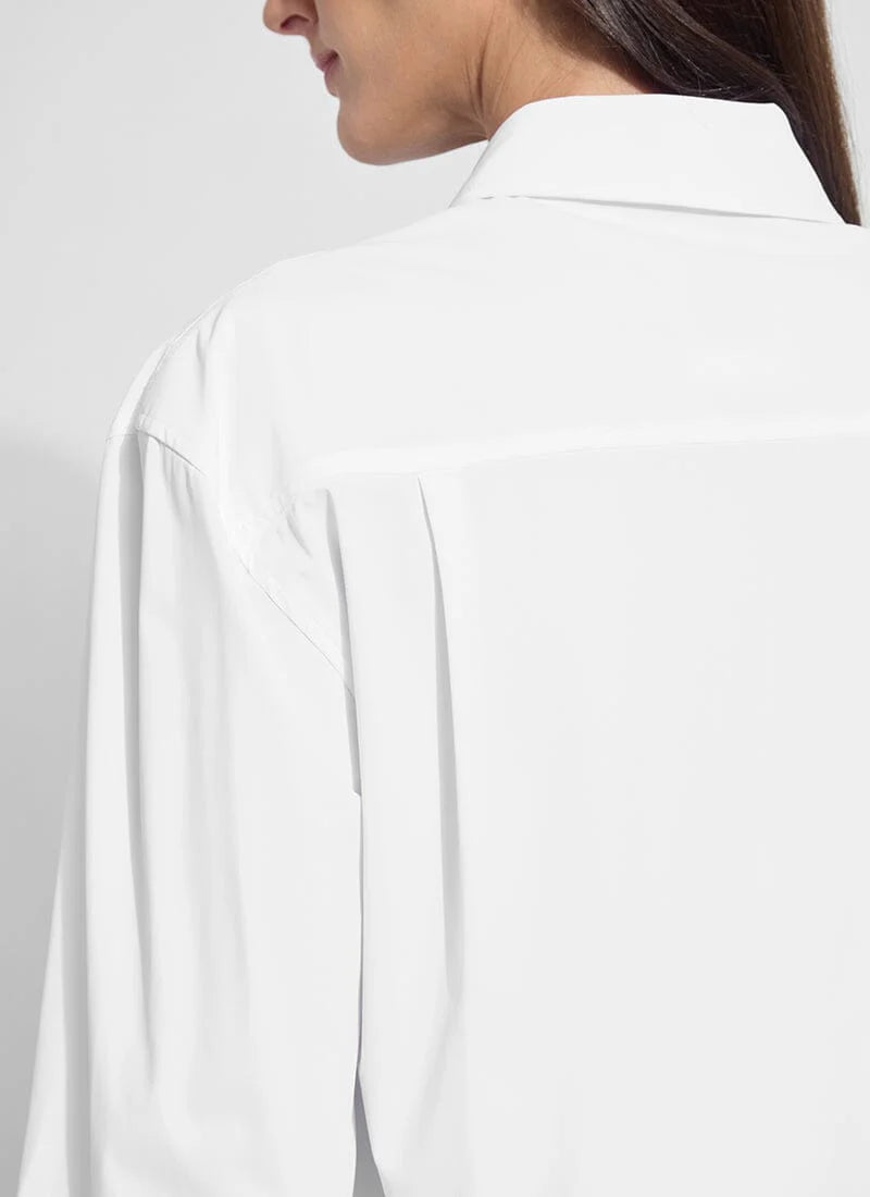 Ivette Pleated Balloon Sleeve Blouse