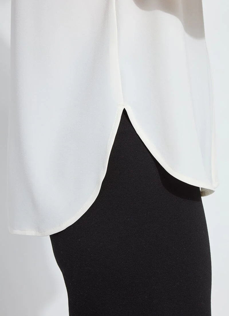 Ivette Pleated Balloon Sleeve Blouse