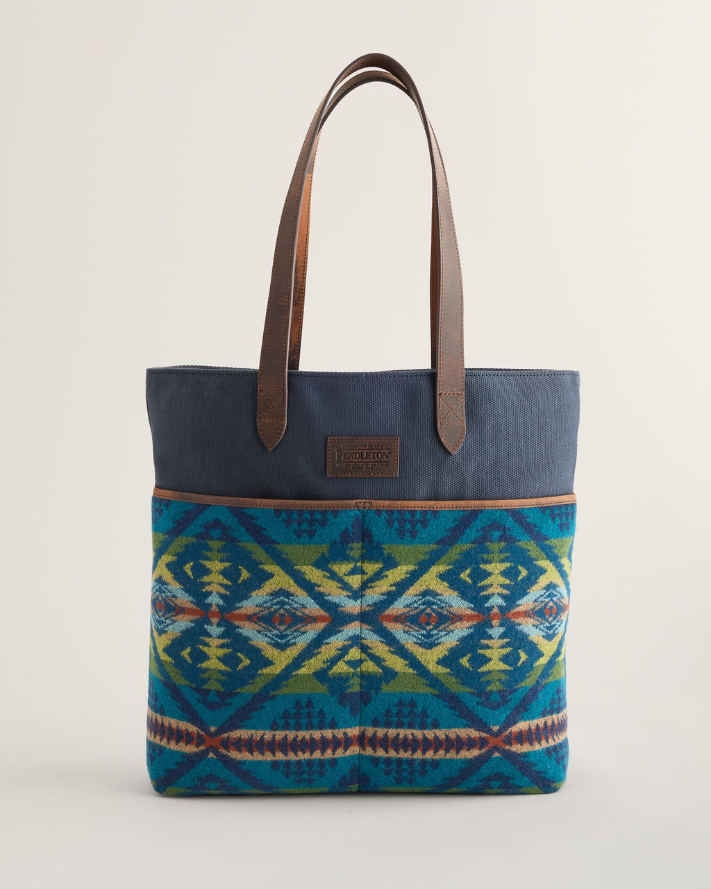 Leather Market Tote