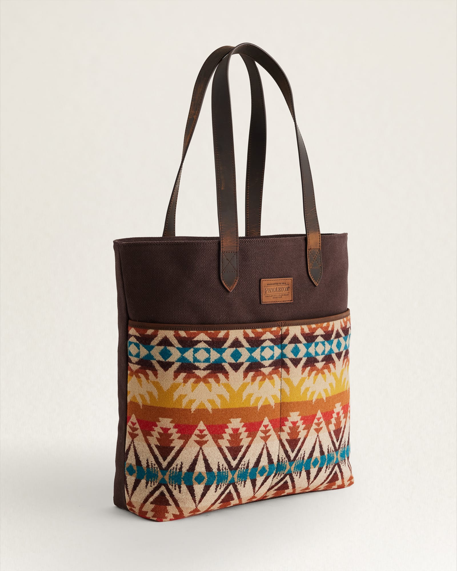 Leather Market Tote