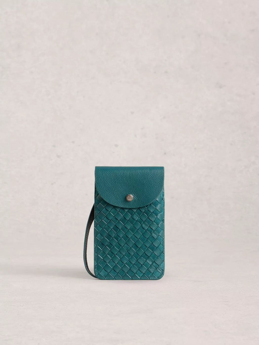 Coco Weave Leather Phone Bag