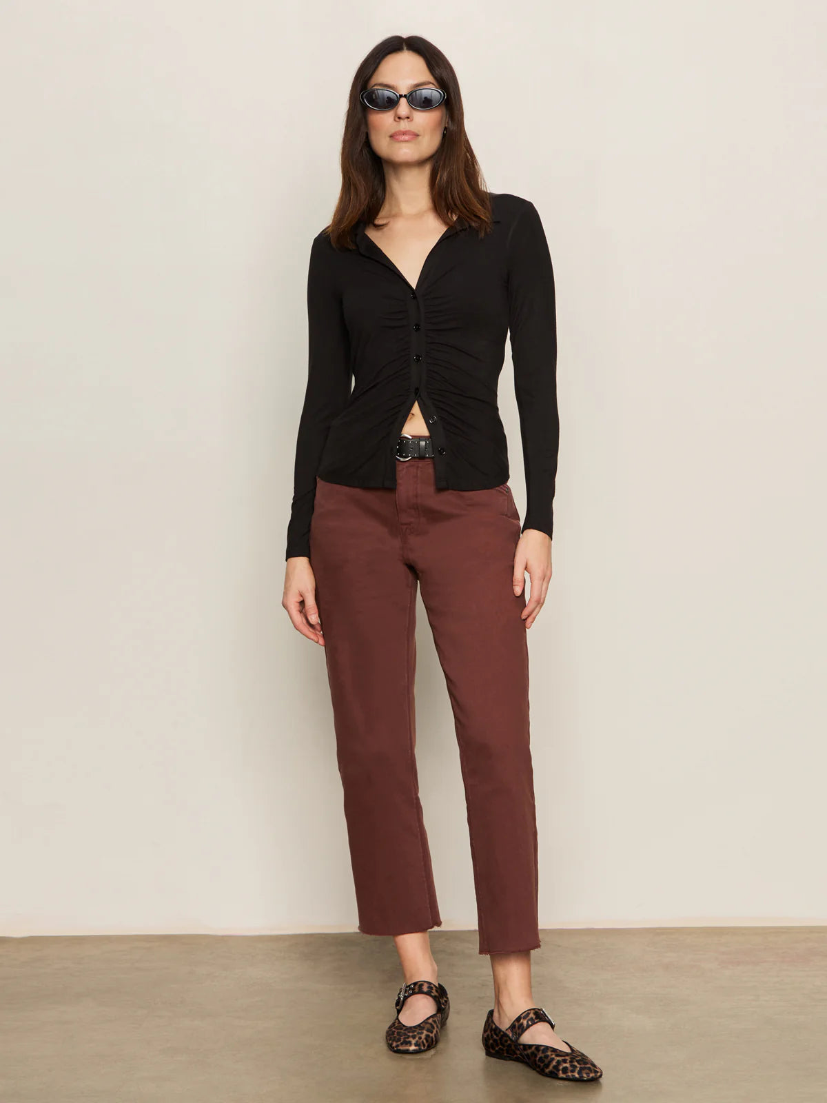 Cadence 90's Straight Crop Jeans