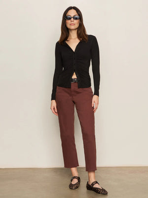 Cadence 90's Straight Crop Jeans