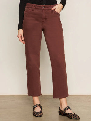 Cadence 90's Straight Crop Jeans