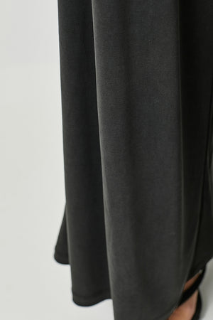 Modal Wide Leg Pants | Black