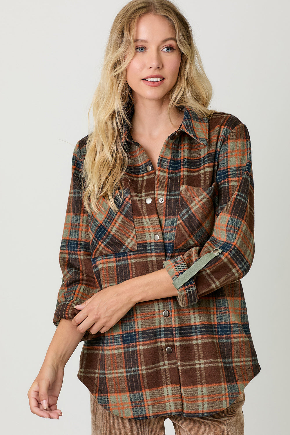 Plaid Shirt Jacket