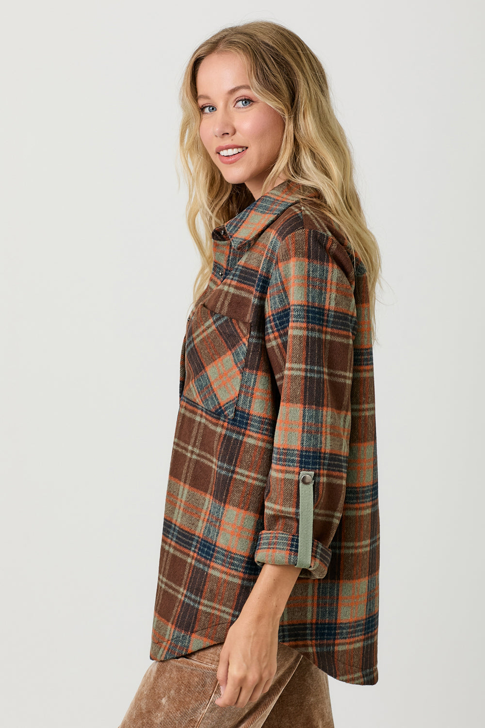 Plaid Shirt Jacket