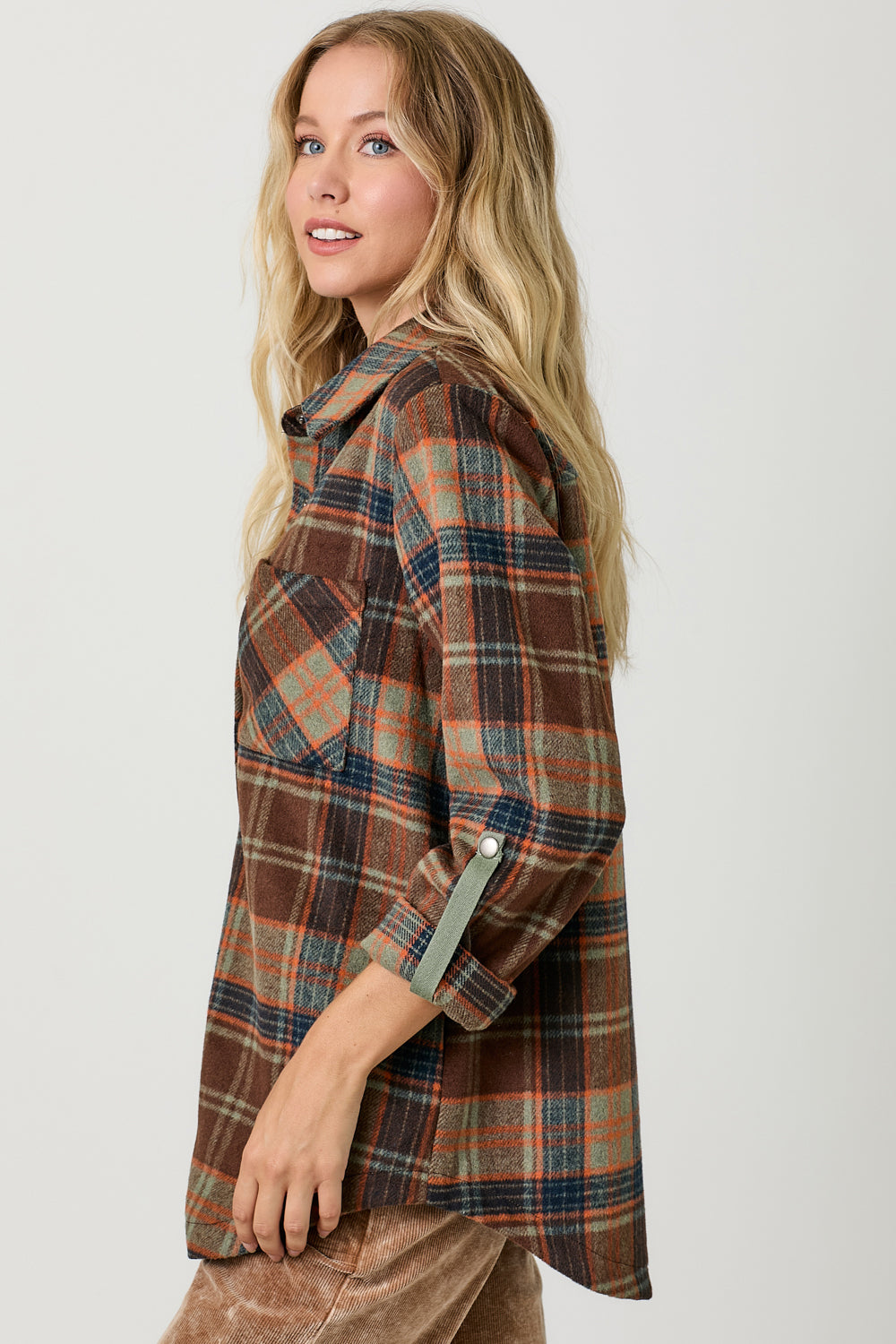 Plaid Shirt Jacket