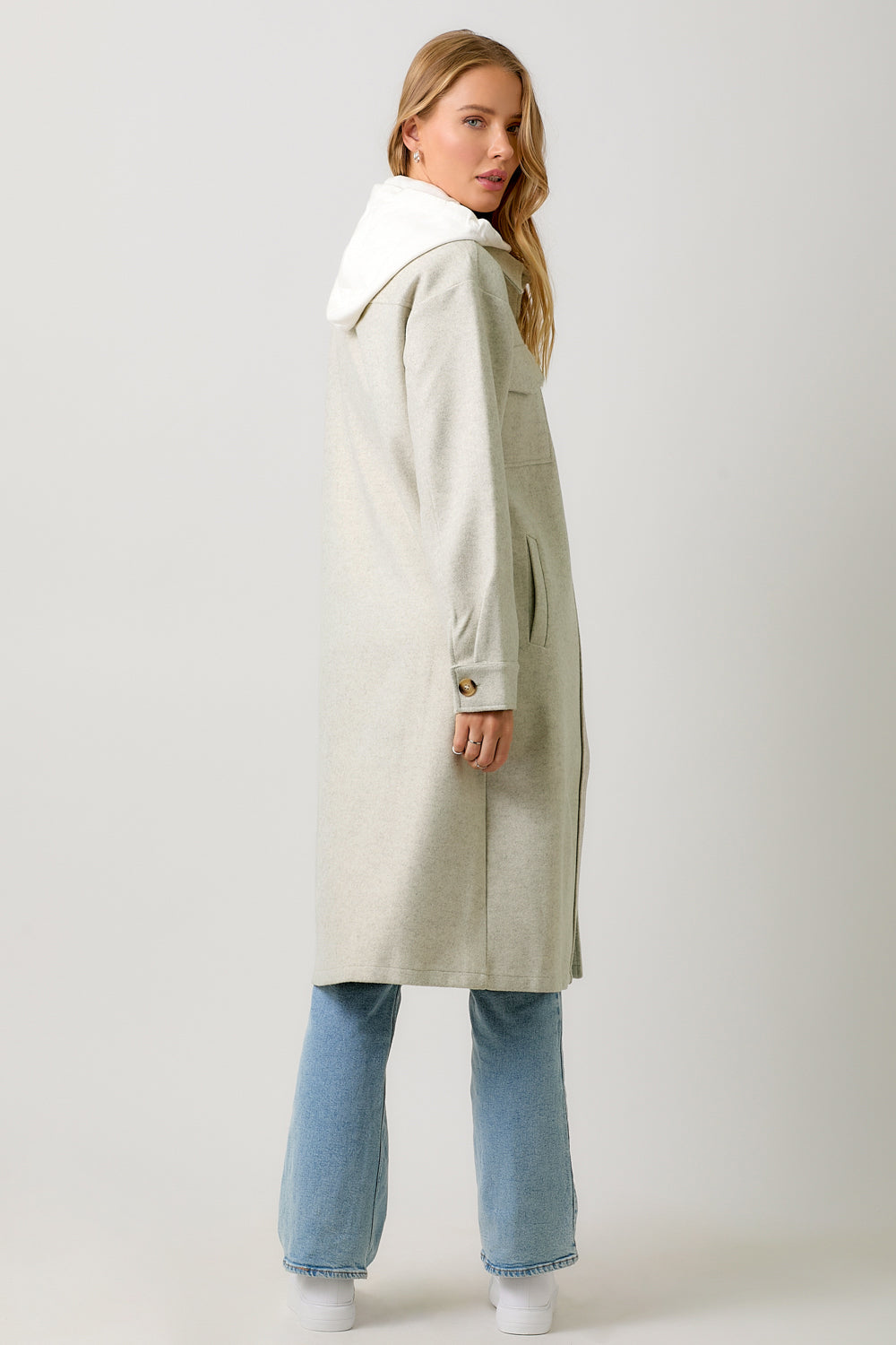 Twofer Hoodie Coat