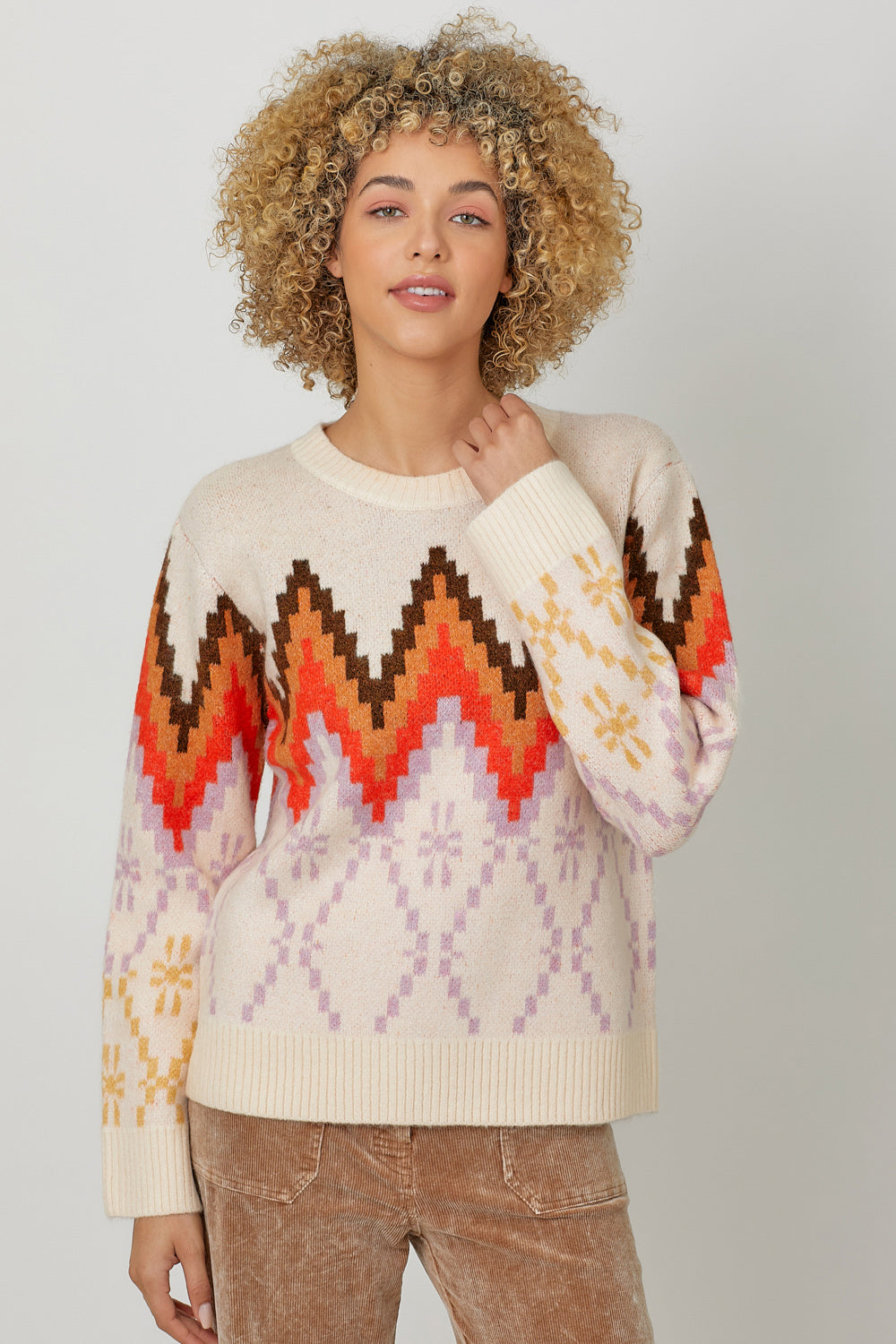 Fair Isle Pullover Sweater