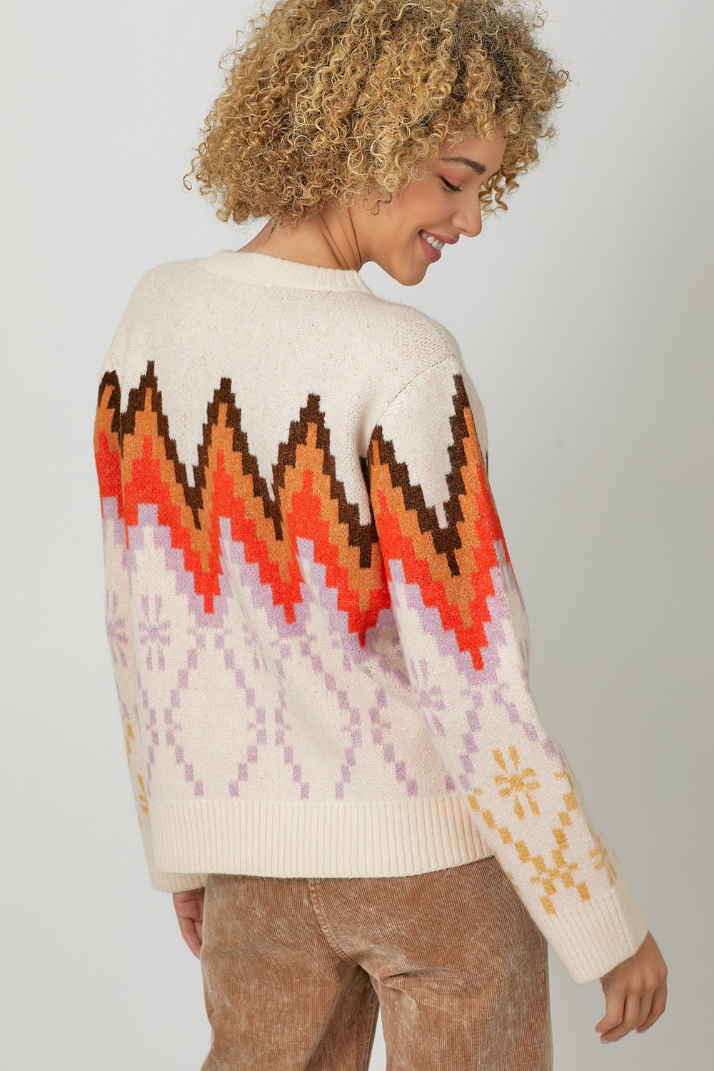 Fair Isle Pullover Sweater