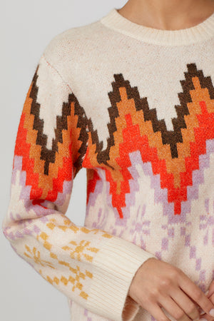 Fair Isle Pullover Sweater