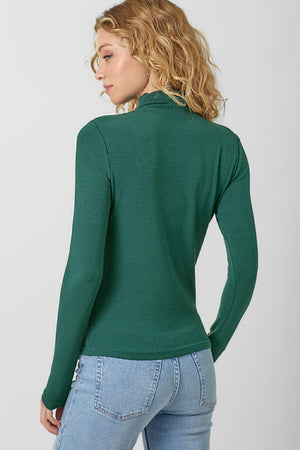 Knit Mock Neck Top