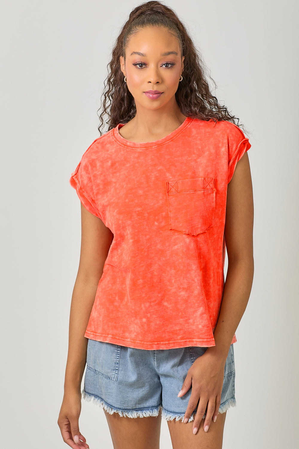 Washed Slouchy Essential Tee