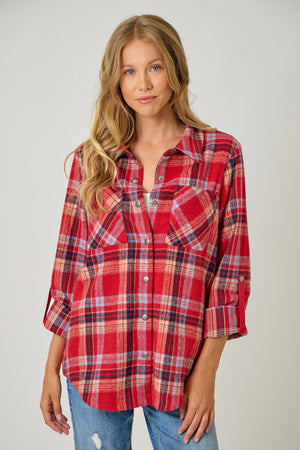 Plaid Shirt Jacket