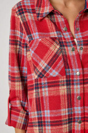 Plaid Shirt Jacket