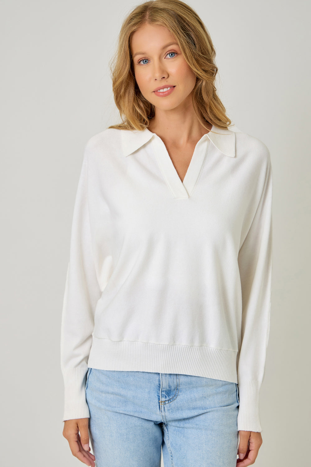 Polo Dolman Sweater
