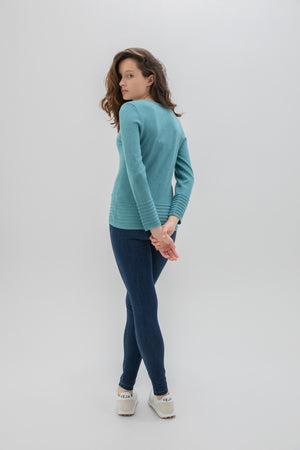 Long Sleeve Tiered Sweater