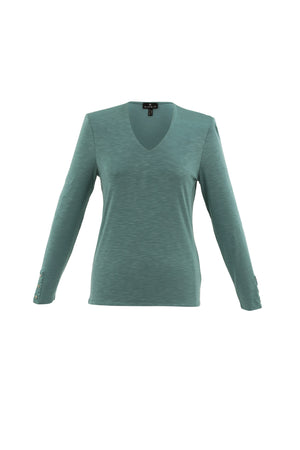 V-Neck Long Sleeve Tee