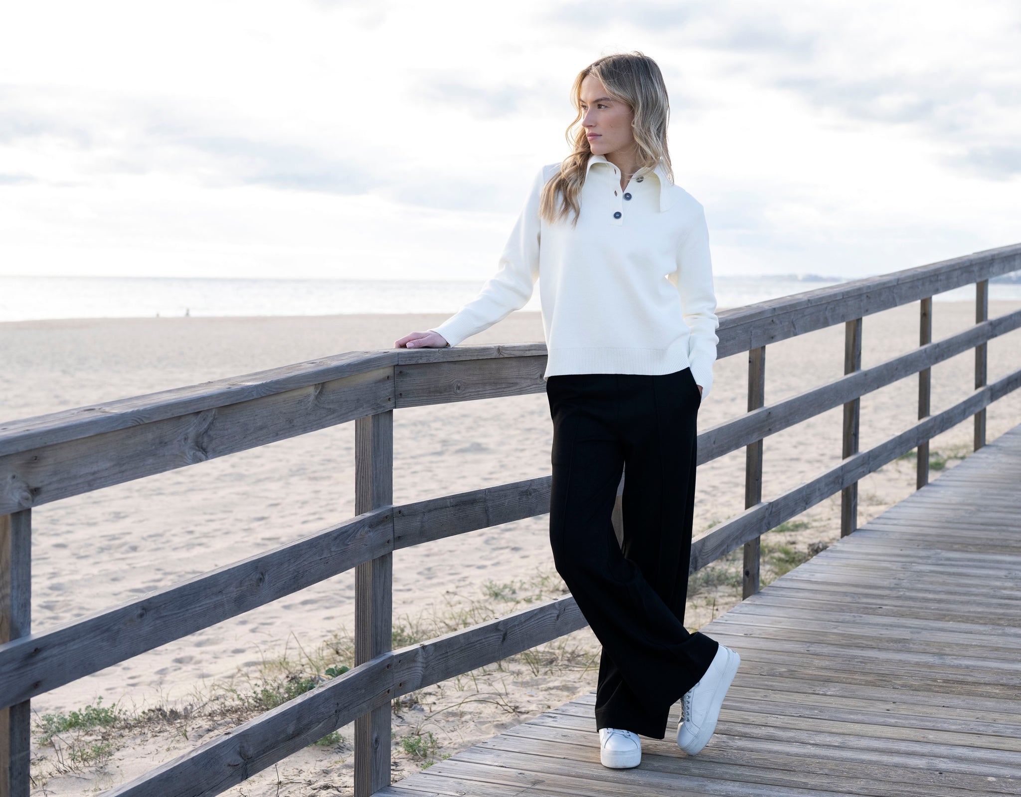 Dramatic Collar Sweater