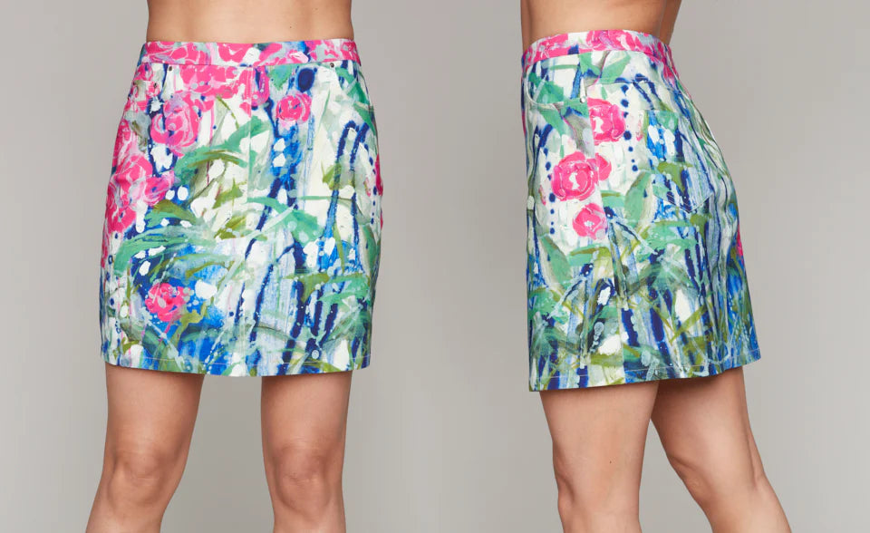 Pull On Woven Skort | Garden Design