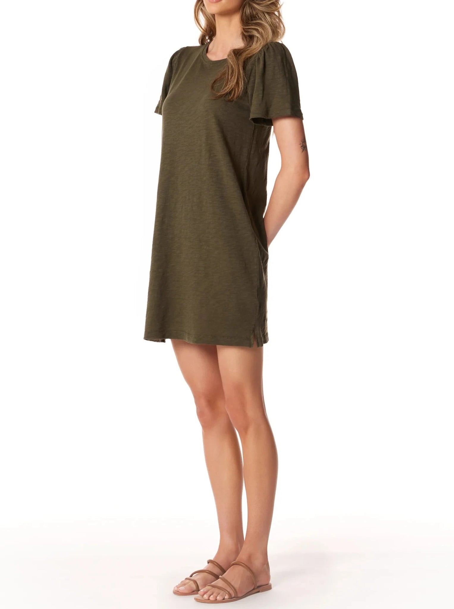 Puff Sleeve T-shirt Dress | Troops