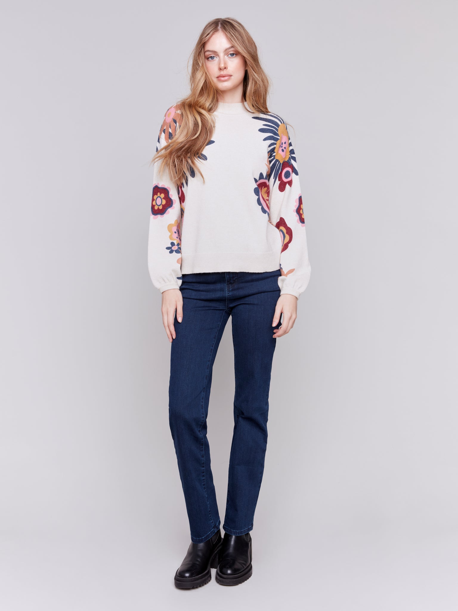 Printed Sweater