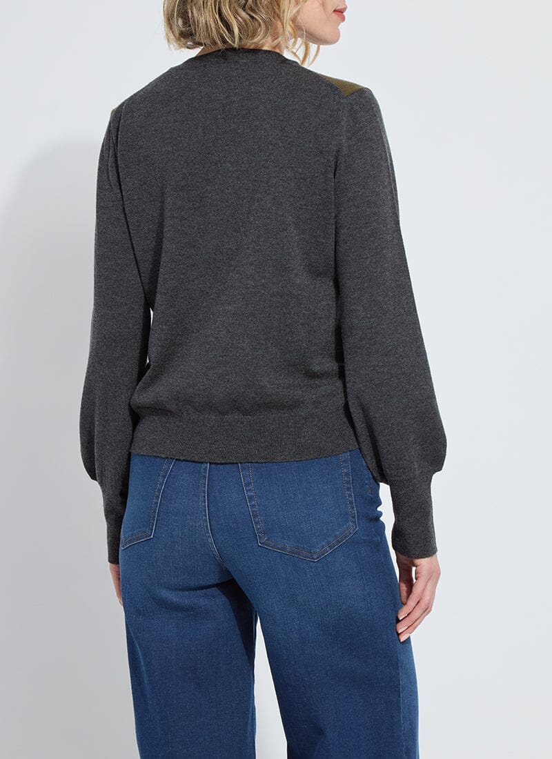 Corinne Washable 100% Merino Wool V-Neck Sweater