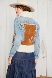 Denim Shearling Jacket