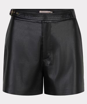 Vegan Leather Shorts