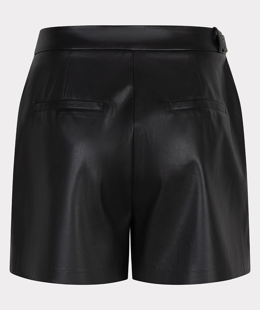 Vegan Leather Shorts